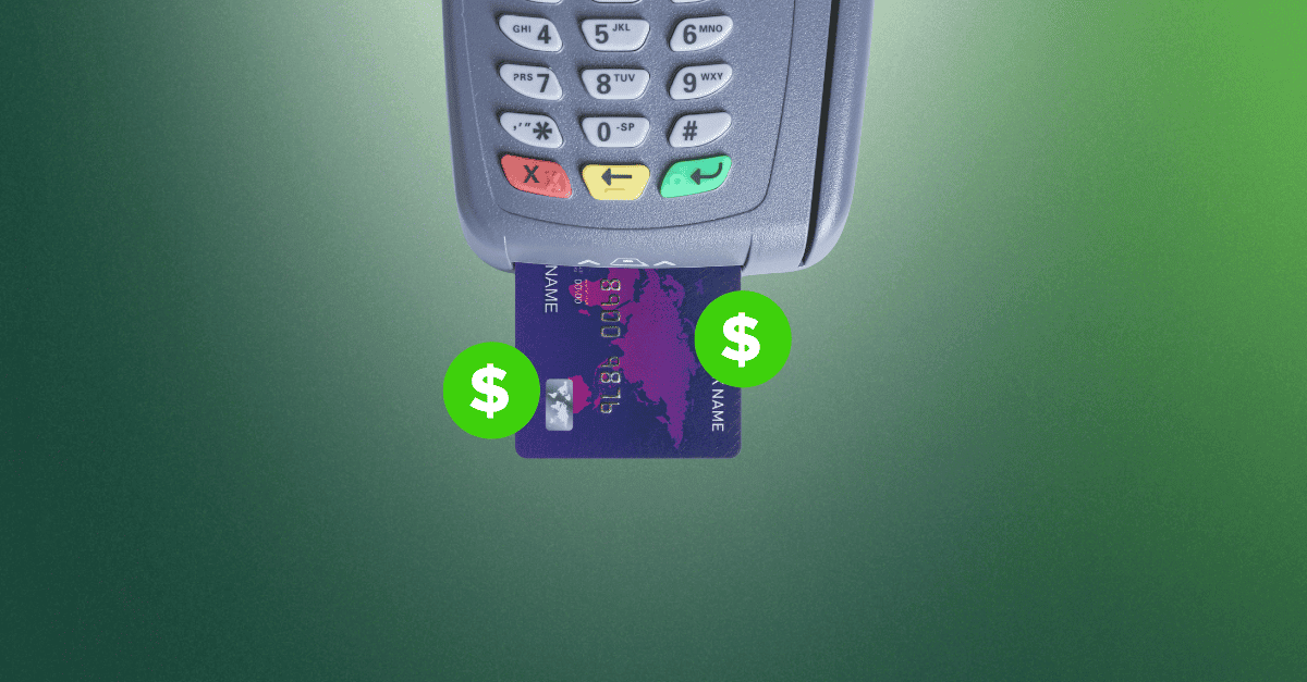 payment console and credit card